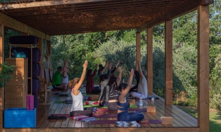 Outdoor Yoga on the Deck