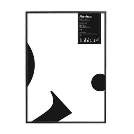 Habitat Aluminus Black Metal Picture Frame - 20x28”
