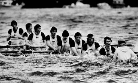 Cambridge sink in the 1978 Oxford Cambridge Boat Race.