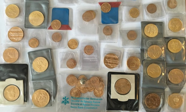 Gold coins also confiscated in the FOID raid.