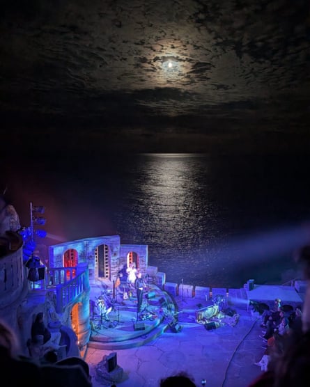 The setting does its bit … Patrick Wolf at the Minack.