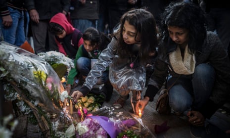 Egyptians attend a memorial for 28-year-old graduate Giulio Regeni outside of the Italian embassy in Cairo, Egypt.