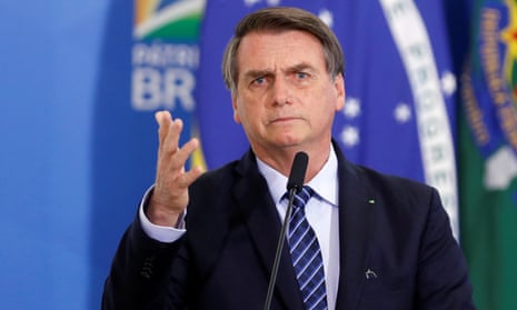 Jair Bolsonaro said: ‘It’s to show the world that this is Brazil. That the Amazon is ours.’