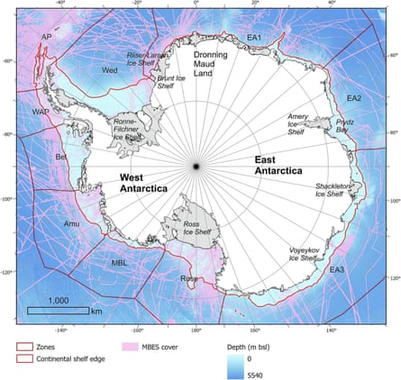 Antarctic map