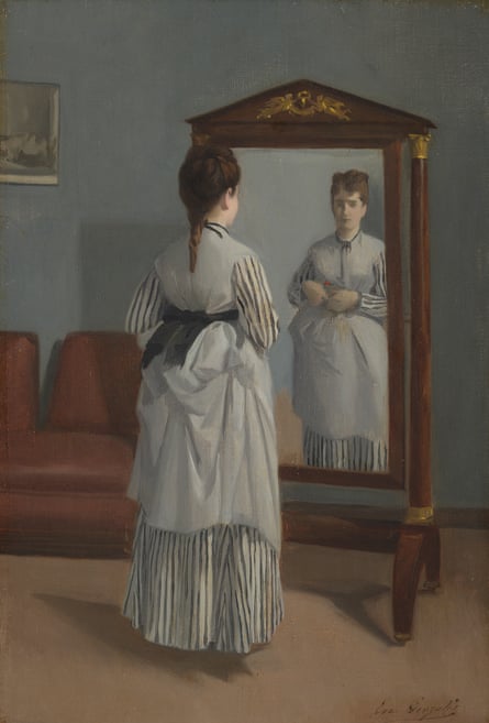 Eva Gonzalès, The Full-Length Mirror (La Psyché) (about 1869-70)