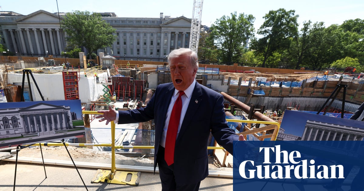 Appeals court halts construction of Trump’s $400m White House ballroom