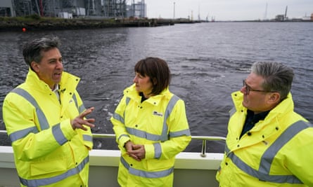 Three of them in high-viz jackets