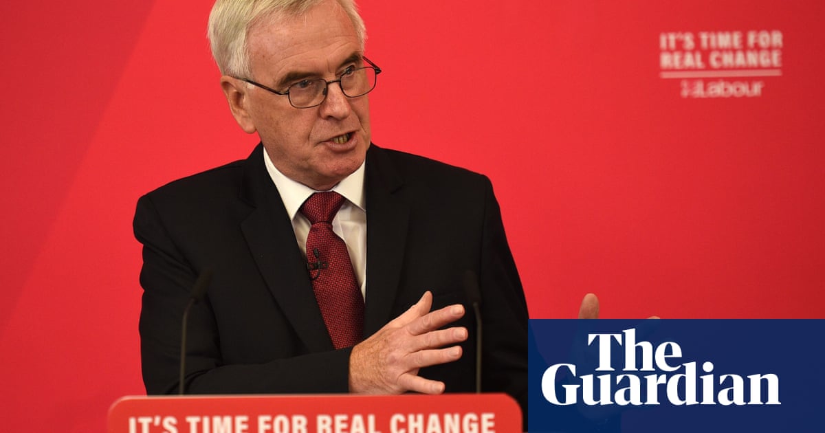 John McDonnell to attack £100bn tax giveaway to UK's billionaires