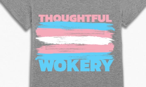 A T-shirt for the charity Mermaids, which supports transgender or non-gender-conforming children