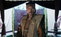 This image released by FX shows Hiroyuki Sanada in a scene from "Shogun." (Katie Yu/FX via AP)