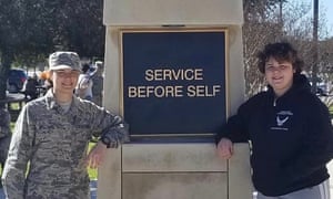 Nyla and Hannah Williams. Hannah talked about following in her sister's footsteps and joining the Air Force.