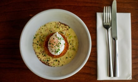 Fishcake with stewed leeks, the Ship Inn 