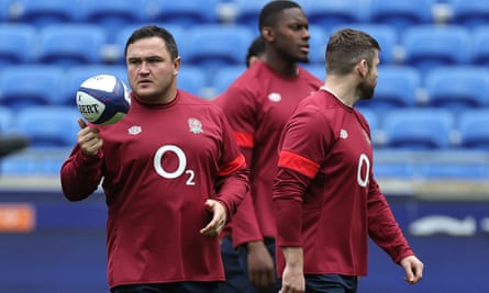 Jamie George in training