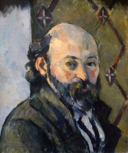 Self-portrait of Paul Cézanne. Dated from the 19th century.