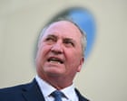 Australia politics live: Joyce says One Nation ‘shouldn’t have to model’ super plan; Chaney condemns Labor ‘park barrelling’ allegations