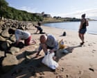 ‘There’s no nurdle fairy’: thousands mobilise to clean up plastic spillage in north-east England
