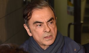 Carlos Ghosn leaves the office of his lawyer Junichiro Hironaka in Tokyo. Tokyo prosecutors are reportedly considering pressing a fresh charge against Ghosn.