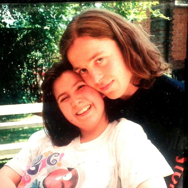 Kate and Jamie Laverty in the 90s