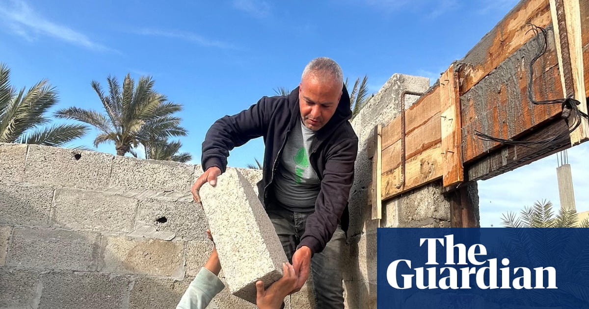 It fails under testing, but it's what we have': ban forces Palestinians to make their own cement from rubble