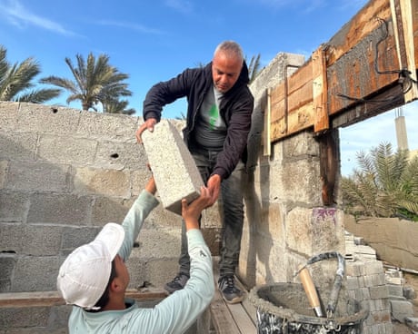 ‘It fails under testing, but it’s what we have’: ban forces Palestinians to make their own cement from rubble