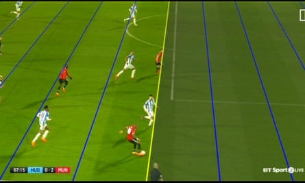 The TV pictures show Juan Mata’s knee was offside but the process by which VAR arrived at the decision left a lot to be desire.