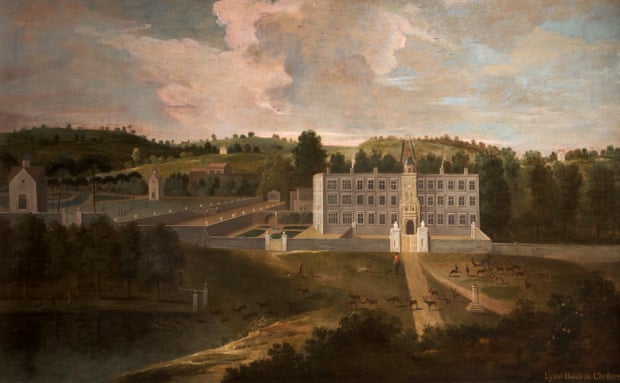 View of Lyme Hall from the north, early 18th century, British (English) School, National Trust, Lyme Park