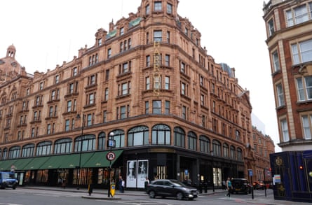 A file photo of the Harrods department store in Knightsbridge