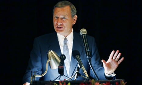 Chief Justice John Roberts speaks at an event in Jackson, Mississippi on 27 September 2017. 