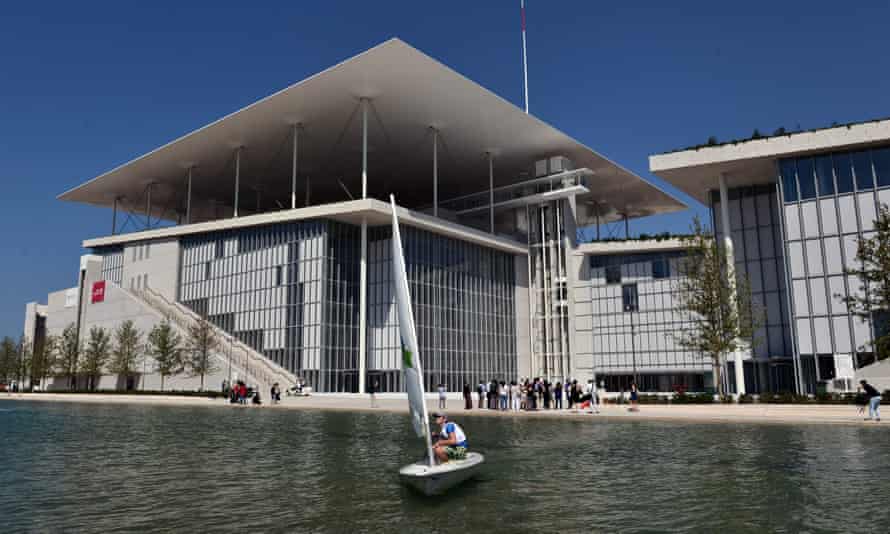 The newly built Stavros Niarchos Cultural Center in Athens.