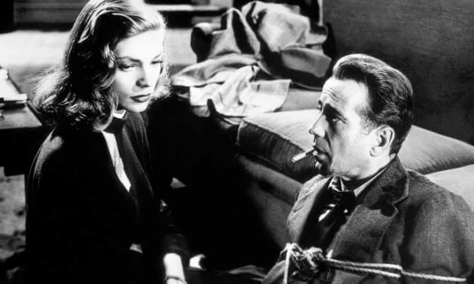 Lauren Bacall and Humphrey Bogart in The Big Sleep.