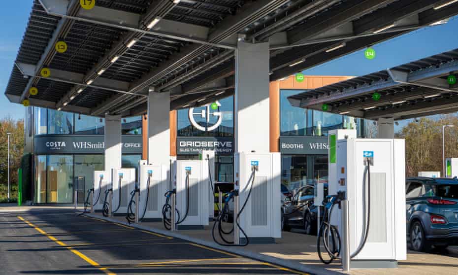 UK's first all-electric forecourt in Essex