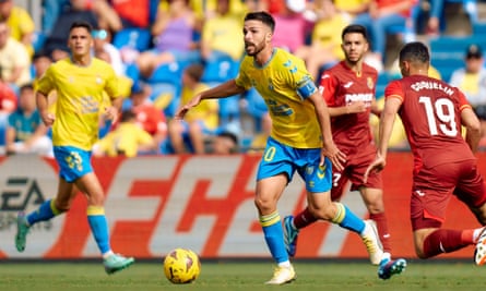 Kirian Rodríguez pulling the strings for Las Palmas in their win over Villarreal.