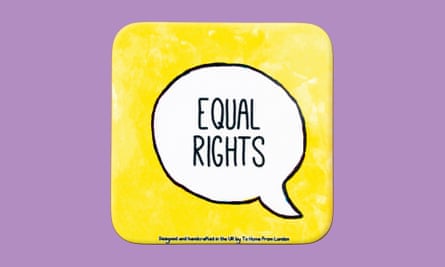 Equal Rights magnetic coaster