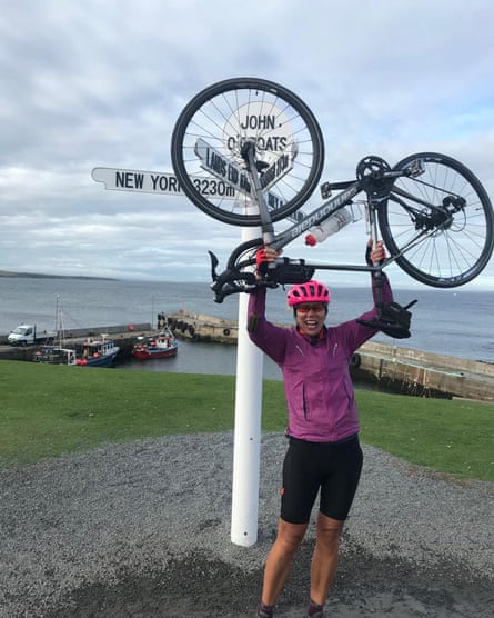 Tracy Park cycled from Lands End to John o’Groats.