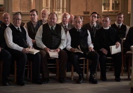 Roger Allam, far left, in The Choral
