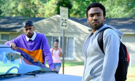 Lakeith Stanfield and Donald Glover in Atlanta.