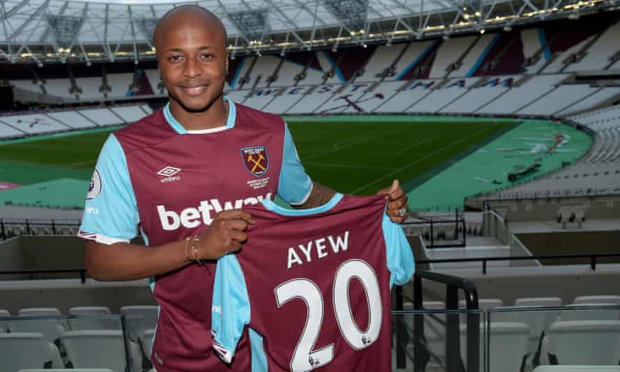 West Ham sign Swansea's André Ayew for club record £20.5m | West Ham United | The Guardian