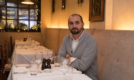 James Chiavarini, owner of Il Portico, High Street Kensington, London.