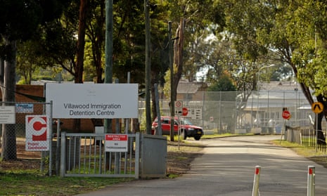 The gates of the Villawood Immigration Detention Centre near Sydney are shown in this photo