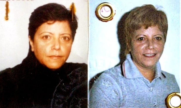Police file photos of Maria Licciardi from 20 years ago.