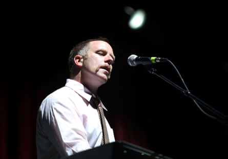 Roddy Bottum performing at Coachella in 2010.