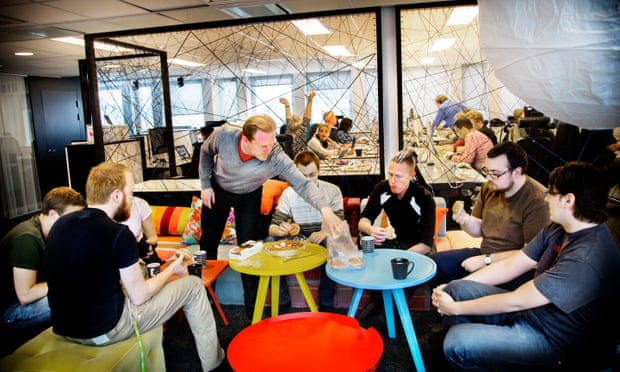Staff at Spotify’s offices in Stockholm, Sweden.