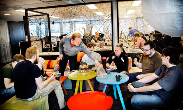 The Spotify office in Stockholm, Sweden. The site is one of the few dominant platforms to have emerged from Europe.