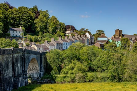 The colourful market town of Llandeilo.