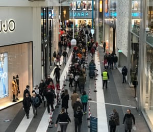 Customers walk during the opening of the new Maximo Shopping Centre in Rome, Italy, on ‘Black Friday’.
