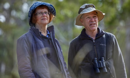 Bruce and Ann McGregor on their tour of Tasmania.
