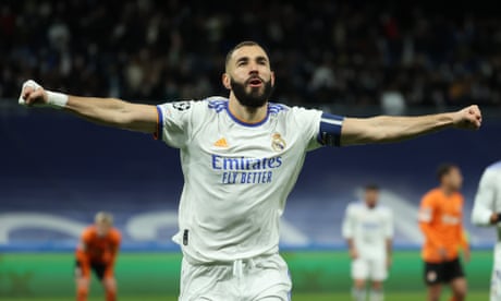 Champions League: Benzema sinks Shakhtar while Milan are on the brink
