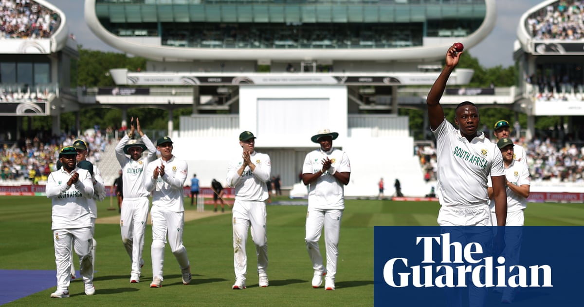 Starc leads Australia fightback after Rabada stars for South Africa on day one of WTC final