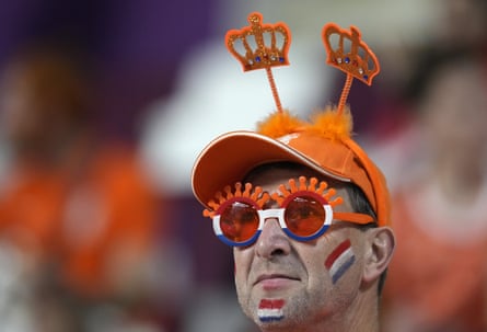 A fan of the Netherlands at one of the matches.