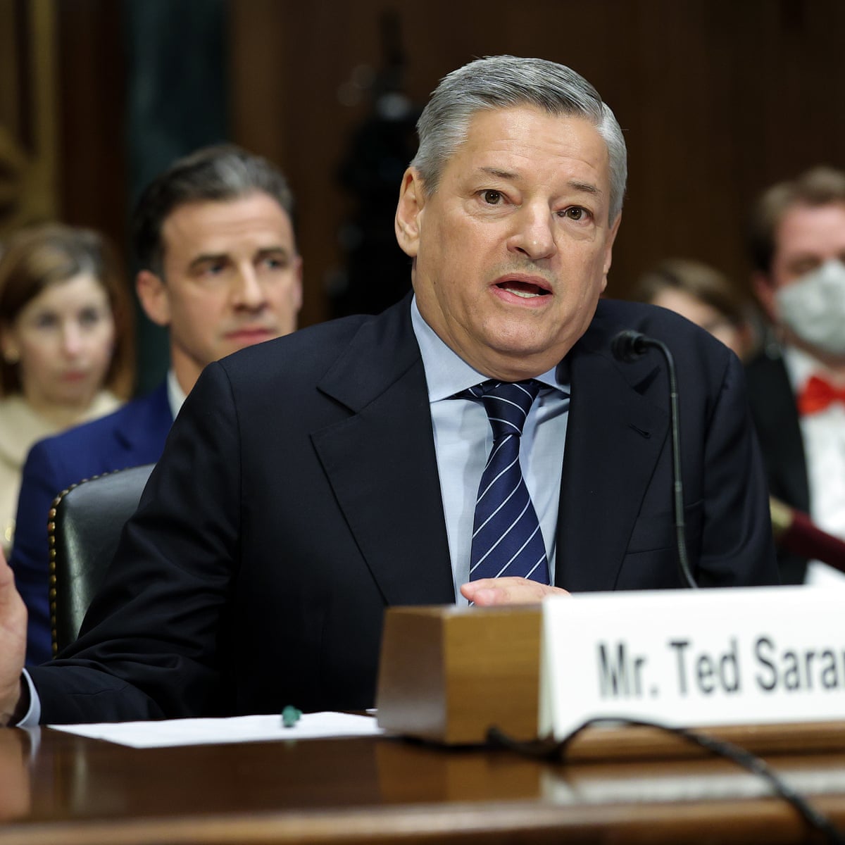 Netflix co-CEO grilled by US senators over Warner Bros Discovery merger | Netflix | The Guardian